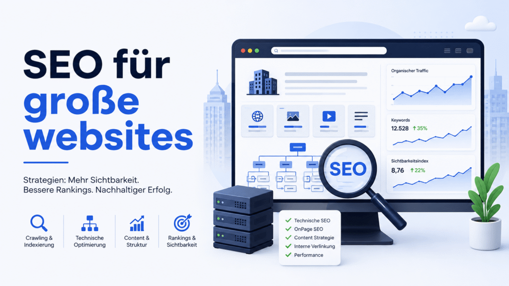 SEO für große Websites So bleiben umfangreiche Seiten übersichtlich und erfolgreich seo für große websites