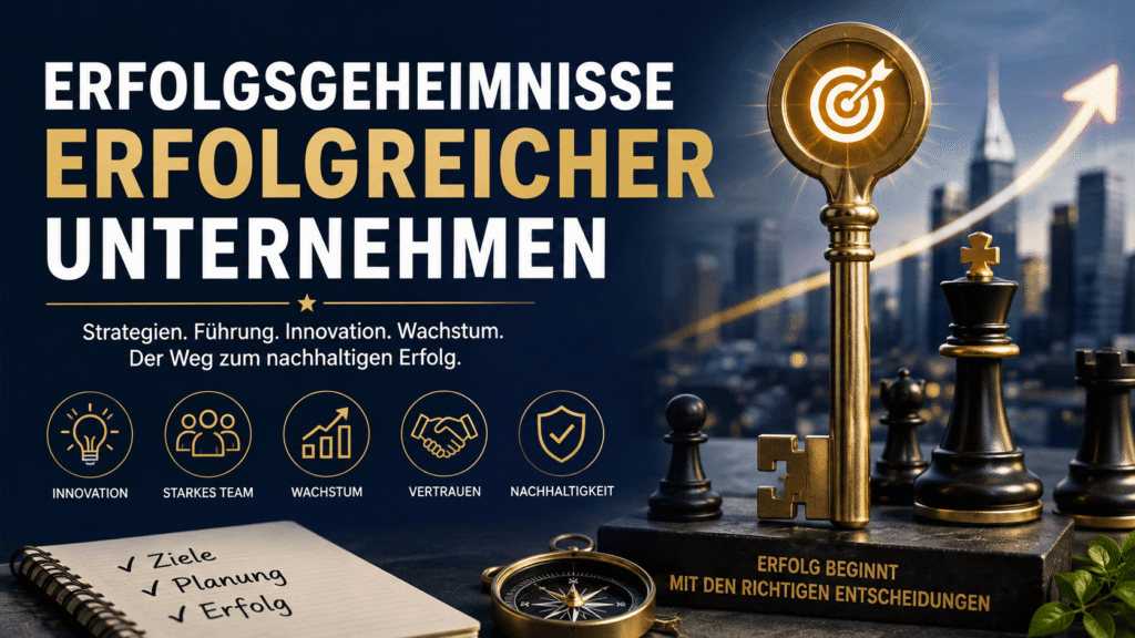 Erfolgsgeheimnisse erfolgreicher Unternehmen Die wichtigsten Strategien Erfolgsgeheimnisse erfolgreicher Unternehmen
